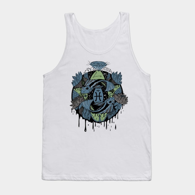 Mellow Cool Mystic Pisces Motion Tank Top by kenallouis